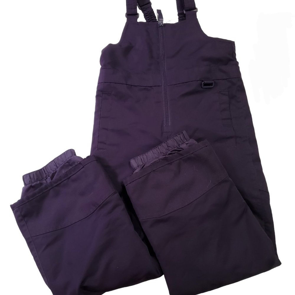 Girls toddler 5T Circo purple suspender snowsuit